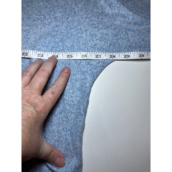 Style & Co Relaxed Blue Tie-Front Sweater, V-Neck Knit Top 2X NWT - Picture 12 of 13